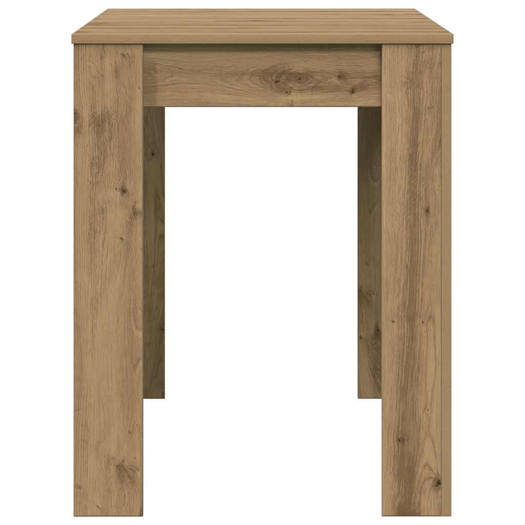 vidaXL Τραπεζαρία Αρτισιανή Δρυς 120x60x76 εκ. από Επεξεργασμένο Ξύλο