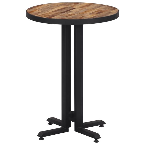 vidaXL Τραπέζι Bistro Στρογγυλό Ø55x76εκ. Μασίφ Ανακυκλωμένο Ξύλο Teak