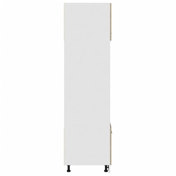 vidaXL Ντουλάπι για Φούρνο Μικροκυμάτων Lyon Sonoma Δρυς 60x57x207 εκ.