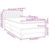 vidaXL &Kappa;&rho;&epsilon;&beta;ά&tau;&iota; Boxspring &mu;&epsilon; &Sigma;&tau;&rho;ώ&mu;&alpha; &Sigma;&kappa;&omicron;ύ&rho;&omicron; &Mu;&pi;&lambda;&epsilon; 90x220 &epsilon;&kappa;. &Beta;&epsilon;&lambda;&omicron;ύ&delta;&iota;&nu;&omicron;