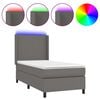vidaXL &Kappa;&rho;&epsilon;&beta;ά&tau;&iota; Boxspring &mu;&epsilon; &Sigma;&tau;&rho;ώ&mu;&alpha; & LED &Gamma;&kappa;&rho;&iota; 90x200 &epsilon;&kappa;. &Sigma;&upsilon;&nu;&theta;. &Delta;έ&rho;&mu;&alpha;