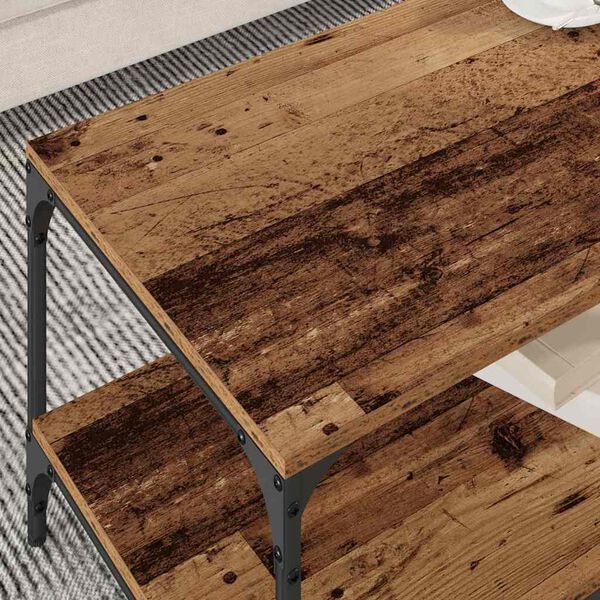 vidaXL Τραπεζάκι σαλονιού Παλαιό ξύλο 80 x 50 x 40 cm