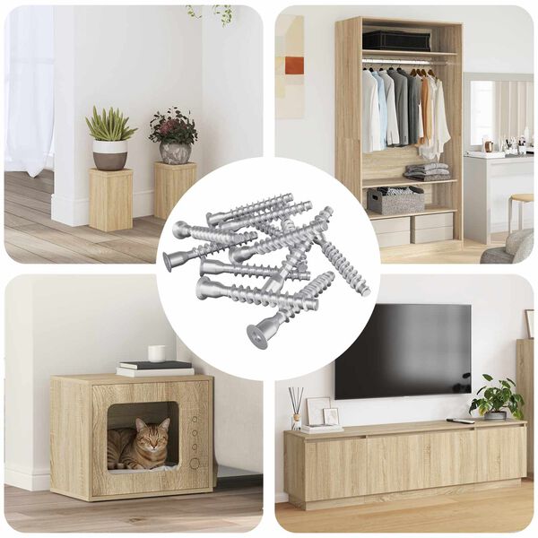 vidaXL &Beta;ί&delta;&epsilon;&sigmaf; &Epsilon;&pi;&iota;&beta;&epsilon;&beta;&alpha;ί&omega;&sigma;&eta;&sigmaf; 2500 pcs &Alpha;&sigma;&eta;&mu;ί &Mu;έ&tau;&alpha;&lambda;&lambda;&omicron;