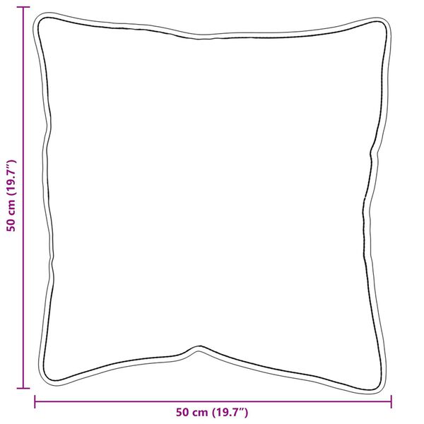 vidaXL Μαξιλάρια 2 pcs Λευκό 50 x 50 cm