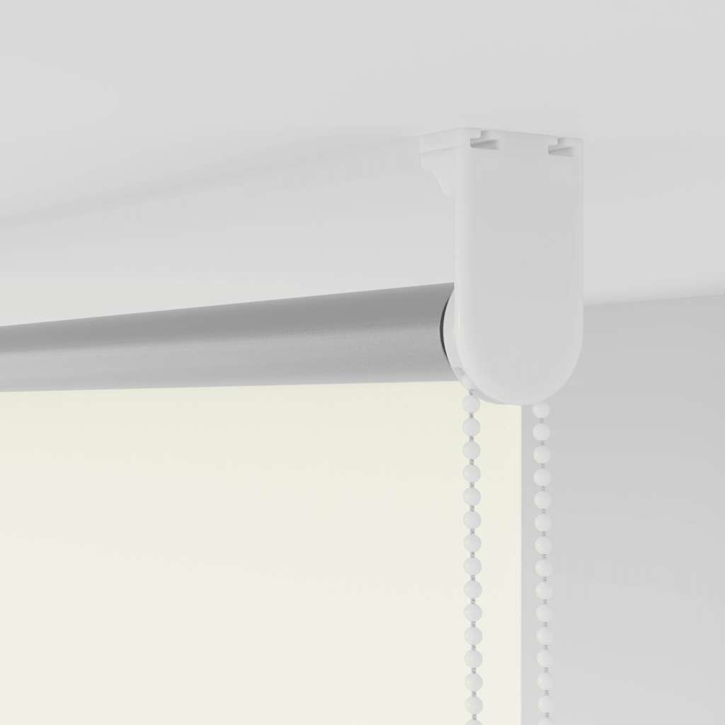 vidaXL Ρολέρ Μπλακάουτ Υπόλευκη 125x130 εκ. Πλάτος υφάσματος 121,6 εκ.