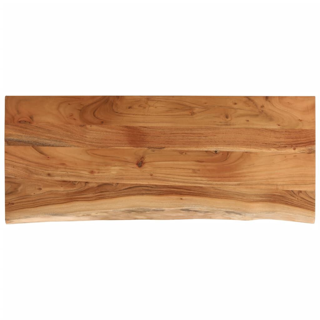 vidaXL Επιφάνεια Τραπεζιού Ορθογώνια 100x40x2,5 εκ. Μασίφ Ξύλο Ακακίας