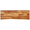 vidaXL Τραπέζι Κονσόλα με Live Edge 110x35x80 εκ. Μασίφ Ξύλο Ακακίας
