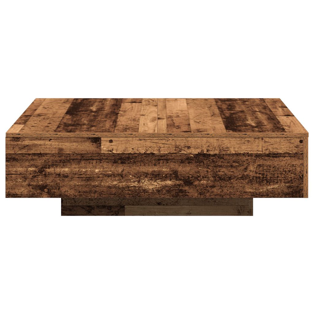 vidaXL Τραπέζι καφέ από παλιό ξύλο 100x100x31 εκ.
