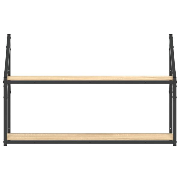 vidaXL &Rho;&alpha;&phi;&iota;έ&rho;&alpha; &Tau;&omicron;ί&chi;&omicron;&upsilon; &mu;&epsilon; 2 &Rho;ά&phi;&iota;&alpha; Sonoma &Delta;&rho;&upsilon;&sigmaf; 80x21x51 &epsilon;&kappa; &Epsilon;&pi;&epsilon;&xi;&epsilon;&rho;&gamma;. &Xi;ύ&lambda;&omicron;