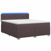 vidaXL &Kappa;&rho;&epsilon;&beta;ά&tau;&iota; Box Spring &mu;&epsilon; &Sigma;&tau;&rho;ώ&mu;&alpha; &kappa;&alpha;&iota; LED &Sigma;&kappa;&omicron;ύ&rho;&omicron; &Kappa;&alpha;&phi;έ 180 x 200 cm