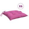 vidaXL &Mu;&alpha;&xi;&iota;&lambda;ά&rho;&iota;&alpha; &Kappa;&alpha;&rho;έ&kappa;&lambda;&alpha;&sigmaf; 6 &tau;&epsilon;&mu;. &Rho;&omicron;&zeta; 50x50x7 &epsilon;&kappa;. Oxford Ύ&phi;&alpha;&sigma;&mu;&alpha;