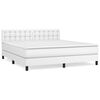 vidaXL &Kappa;&rho;&epsilon;&beta;ά&tau;&iota; Boxspring &mu;&epsilon; &Sigma;&tau;&rho;ώ&mu;&alpha; &Lambda;&epsilon;&upsilon;&kappa;ό 160x200&epsilon;&kappa;.&alpha;&pi;ό &Sigma;&upsilon;&nu;&theta;&epsilon;&tau;&iota;&kappa;ό &Delta;έ&rho;&mu;&alpha;