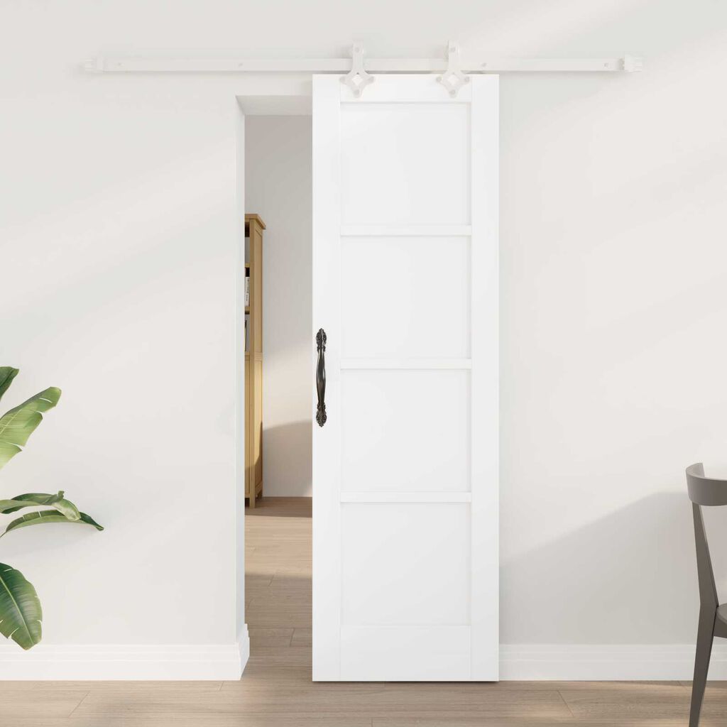 vidaXL Συρόμενη Πόρτα Λευκό 61 x 198.5 εκ.