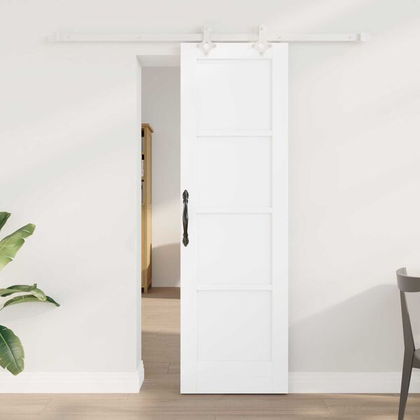 vidaXL Συρόμενη Πόρτα Λευκό 61 x 198.5 εκ.