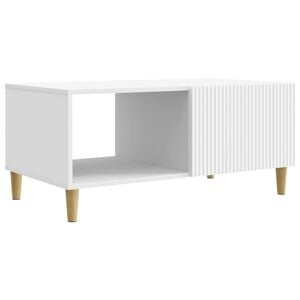 vidaXL &Tau;&rho;&alpha;&pi;&epsilon;&zeta;ά&kappa;&iota; &sigma;&alpha;&lambda;&omicron;&nu;&iota;&omicron;ύ &Lambda;&epsilon;&upsilon;&kappa;ό 90 x 50 x 40 cm &Epsilon;&pi;&epsilon;&xi;&epsilon;&rho;&gamma;&alpha;&sigma;&mu;έ&nu;&omicron; &Xi;ύ&lambda;&omicron;