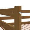 vidaXL Καναπές Κρεβάτι Καφέ Μελί 2 x (90 x 200) εκ. Μασίφ Ξύλο Πεύκου