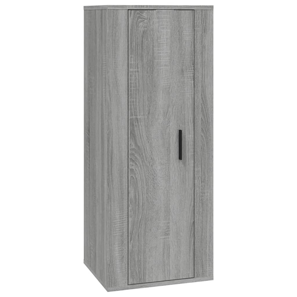 vidaXL Έπιπλα Τηλεόρασης Επιτοίχια Sonoma Δρυς 40x34,5x100 εκ