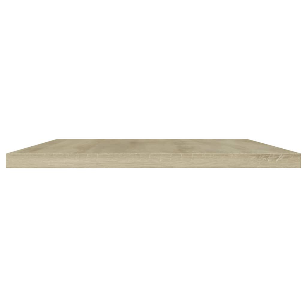 vidaXL Ράφια Βιβλιοθήκης 4 τεμ. Sonoma Δρυς 100x20x1,5 εκ. Μοριοσανίδα
