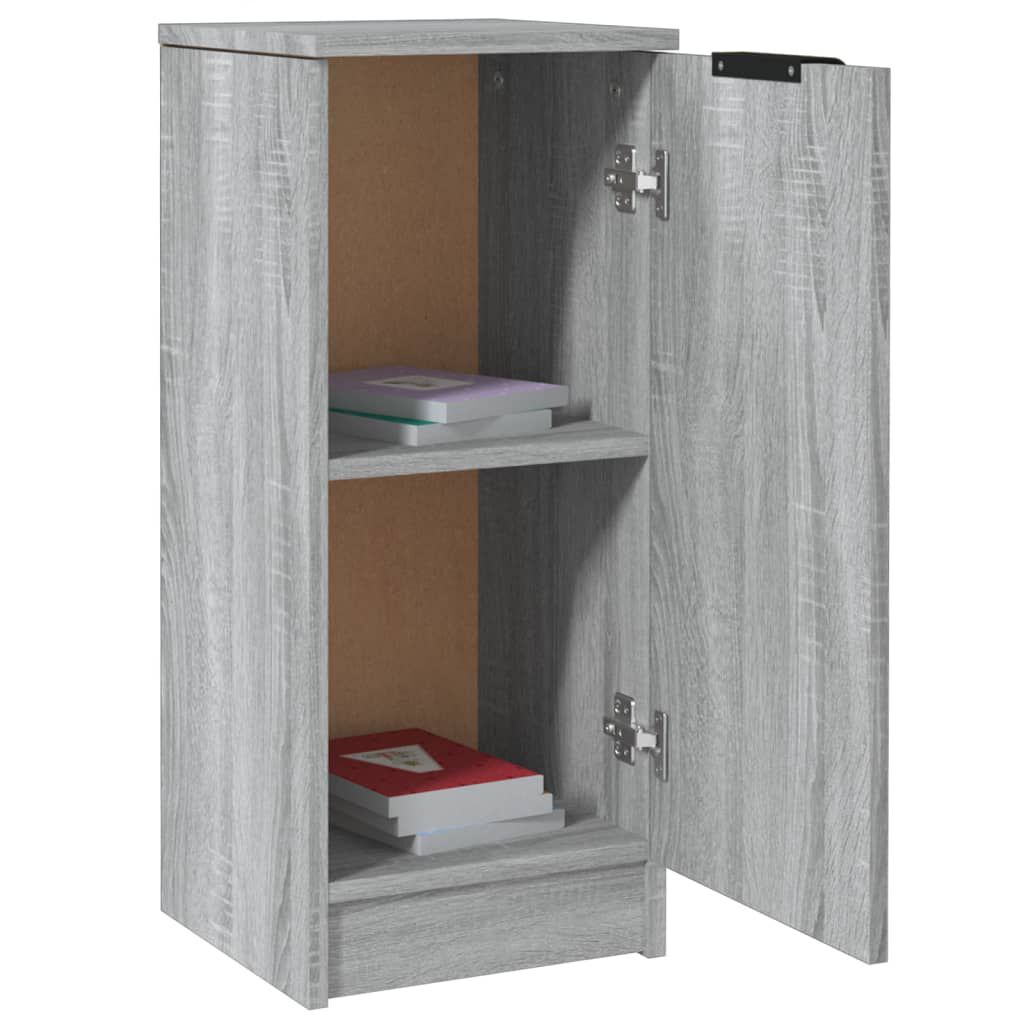 vidaXL Ντουλάπια 2 τεμ. Γκρι Sonoma 30x30x70 εκ. Επεξεργασμένο Ξύλο