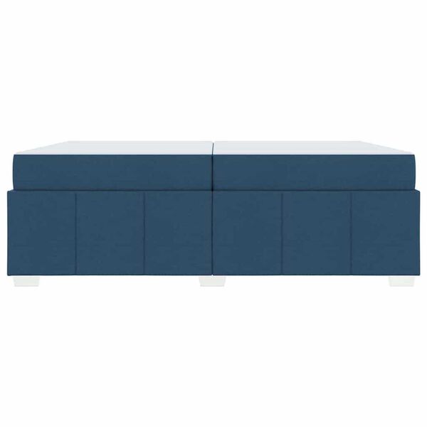 vidaXL Σκελετός Κρεβατιού Άλλο Μπλε 200 x 200 cm ύφασμα