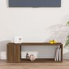 vidaXL Έπιπλο Τηλεόρασης Καφέ Δρυς 100x24x32 εκ. Επεξεργασμένο Ξύλο