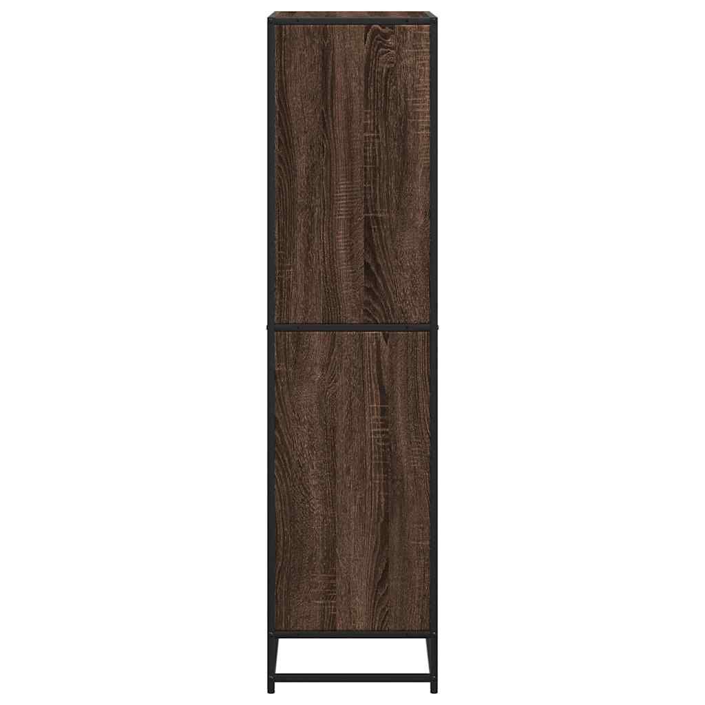 vidaXL Βιβλιοθήκη καφέ δρυς 60x35x139 cm Ξύλινη κατασκευή