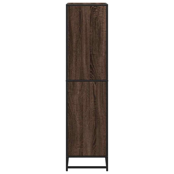 vidaXL Βιβλιοθήκη καφέ δρυς 60x35x139 cm Ξύλινη κατασκευή