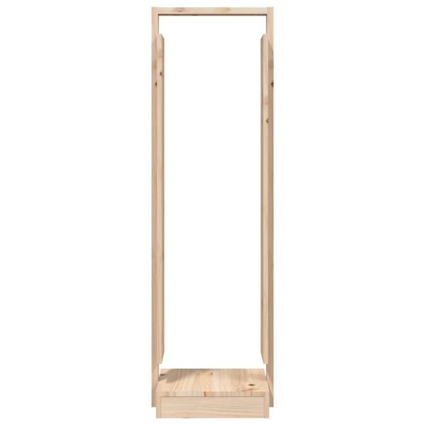 vidaXL Ξυλοθήκη 33,5x30x110 εκ. από Μασίφ Ξύλο Πεύκου