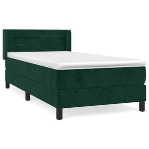 vidaXL &Kappa;&rho;&epsilon;&beta;ά&tau;&iota; Boxspring &mu;&epsilon; &Sigma;&tau;&rho;ώ&mu;&alpha; &Sigma;&kappa;&omicron;ύ&rho;&omicron; &Pi;&rho;ά&sigma;&iota;&nu;&omicron; 90x200 &epsilon;&kappa;. &Beta;&epsilon;&lambda;&omicron;ύ&delta;&iota;&nu;&omicron;