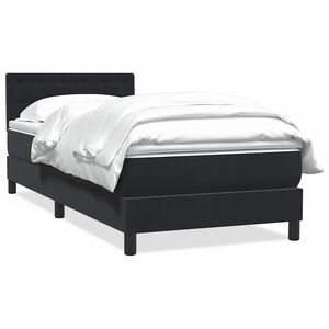 vidaXL &Kappa;&rho;&epsilon;&beta;ά&tau;&iota; Boxspring &mu;&epsilon; &Sigma;&tau;&rho;ώ&mu;&alpha; &Mu;&alpha;ύ&rho;&omicron; 80x220 &epsilon;&kappa;. &Beta;&epsilon;&lambda;&omicron;ύ&delta;&iota;&nu;&omicron;