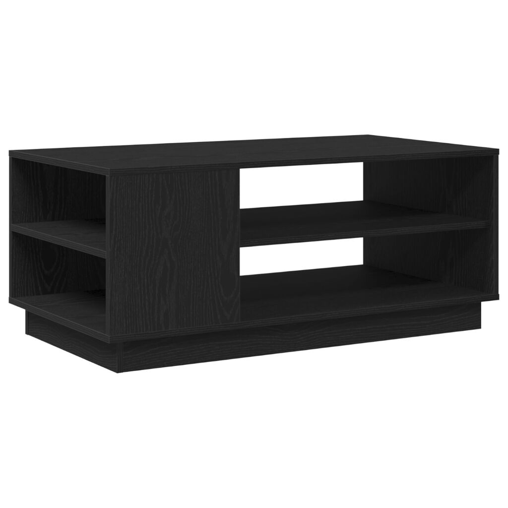 vidaXL Μαύρο Τραπέζι σαλονιού 102x55x43 εκ. Κατασκευασμένο από Επεξεργασμένο Ξύλο