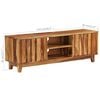 vidaXL Έπιπλο Τηλεόρασης 118 x 30 x 40 εκ. από Μασίφ Ξύλο Ακακίας