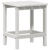 vidaXL Πλευρικό Τραπέζι Adirondack Λευκό 38 x 38 x 46 εκ. HDPE