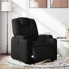 vidaXL Πολυθρόνα Ανακλινόμενη Ηλεκτρική Μαύρη Υφασμάτινη