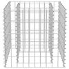 vidaXL Συρματοκιβώτιο-Γλάστρα Υπερυψωμένη 50x50x50 εκ. Γαλβ. Χάλυβας