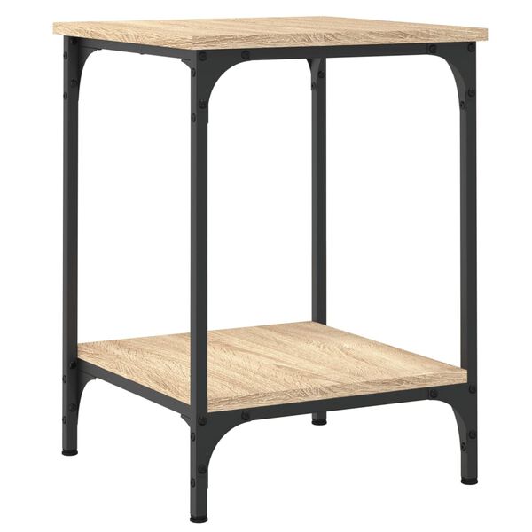 vidaXL Τραπεζάκι Σαλονιού Sonoma Δρυς 40 x 40 x 55 εκ. Επεξεργ. Ξύλο