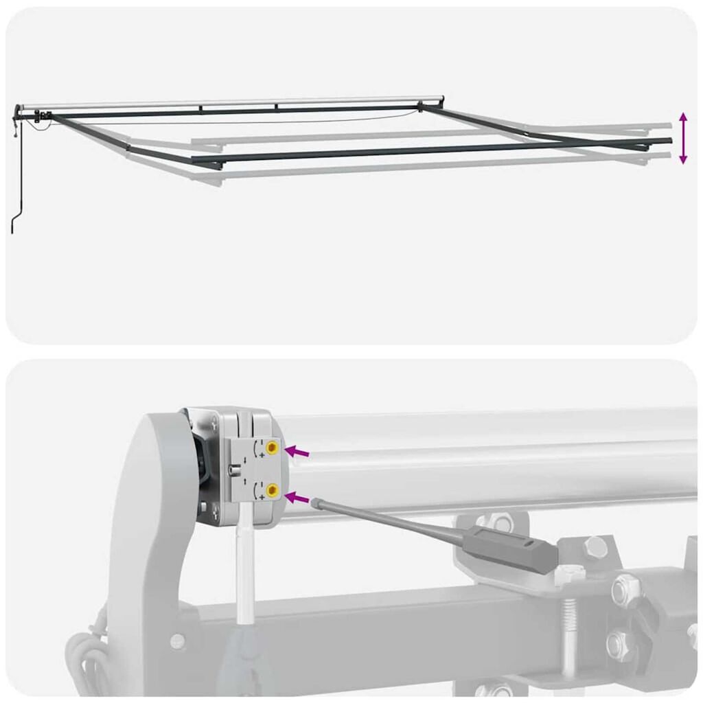 vidaXL Σκηνίτσα Αναδιπλούμενη with Ανοιχτό γκρι 400 x 350 εκ ύφασμα