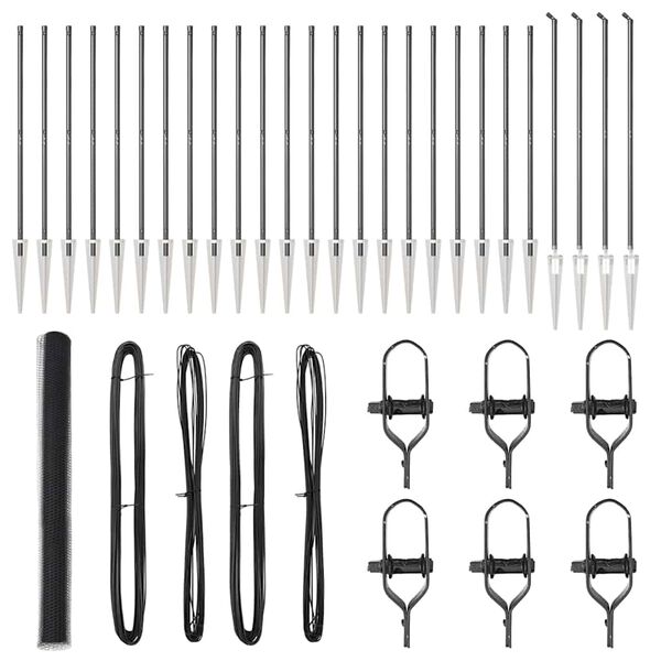 vidaXL &Sigma;&tau;ύ&lambda;&omicron;&sigmaf; &Pi;&epsilon;&rho;&iota;&phi;&rho;ά&xi;&epsilon;&omega;&nu; &Gamma;&kappa;&rho;&iota; 50 x 1,6 &mu; (13 mm &pi;&lambda;έ&gamma;&mu;&alpha;)