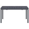 vidaXL Τραπέζι Επέκτασης 2 pcs Ανθρακί 210 x 90 x 73 εκ Ατσάλι