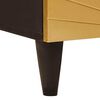vidaXL Κομοδίνο με συρτάρι Μαύρο και Χρυσό 50 x 33 x 60 εκ