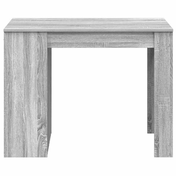 vidaXL Γραφείο με συρτάρι και ράφι Γκρι Sonoma 102x62x77,5 εκ.