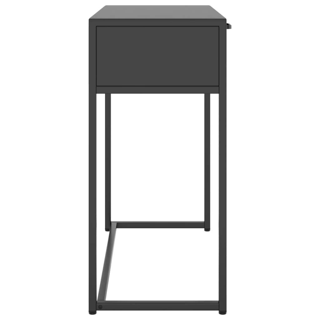 vidaXL Τραπέζι Κονσόλα Ανθρακί 75 x 35 x 75 εκ. από Ατσάλι