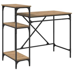 vidaXL &Gamma;&rho;&alpha;&phi;&epsilon;ί&omicron; Artisan Oak &Epsilon;&pi;&epsilon;&xi;&epsilon;&rho;&gamma;&alpha;&sigma;&mu;έ&nu;&omicron; &Xi;ύ&lambda;&omicron; 105 x 50 x 90 cm