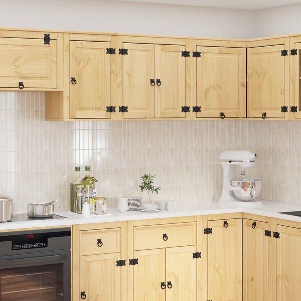 vidaXL Ντουλαπιού με ράφι Μέλι 60 x 32 x 40 εκ. Στερεά ξυλεία πεύκου