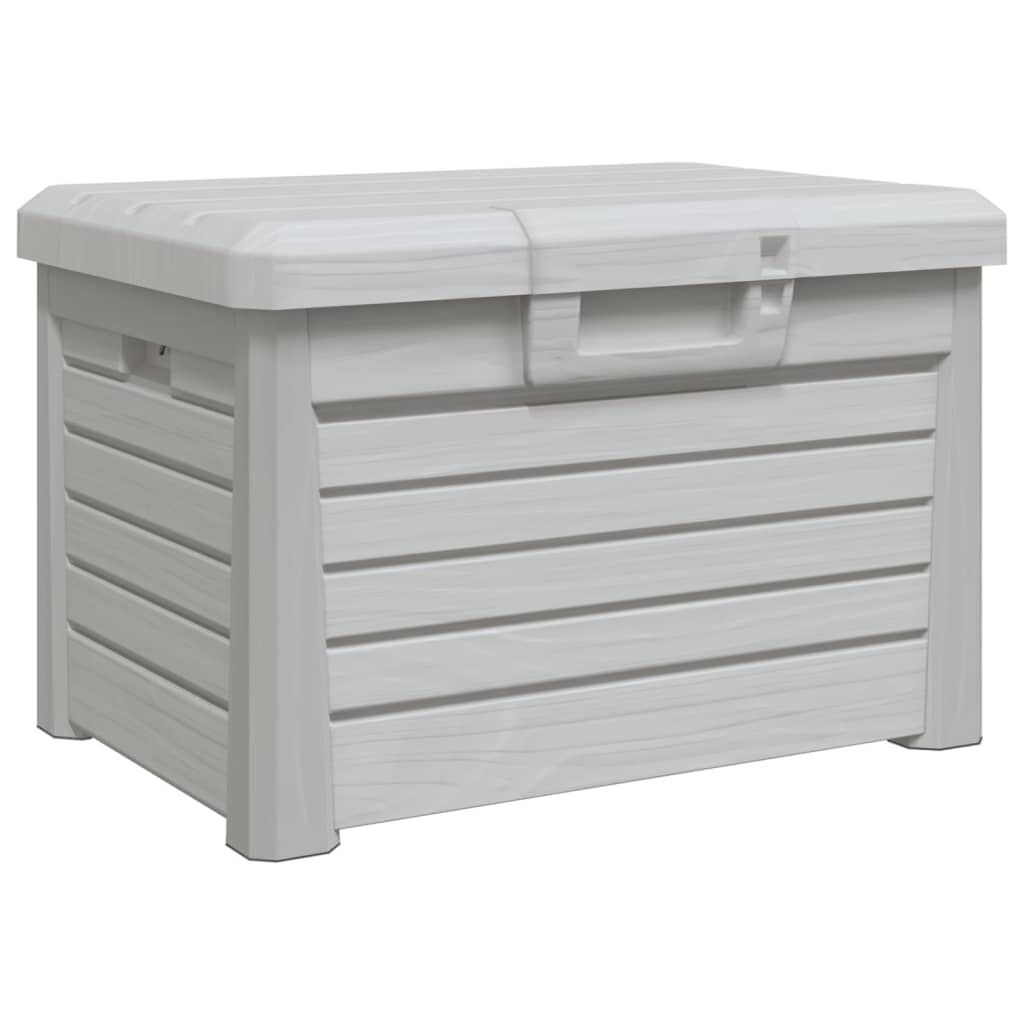 vidaXL Κουτί Μαξιλαριών Εξ Χώρου Γκρι 73x50,5x46,5 εκ Πολυπροπυλένιο