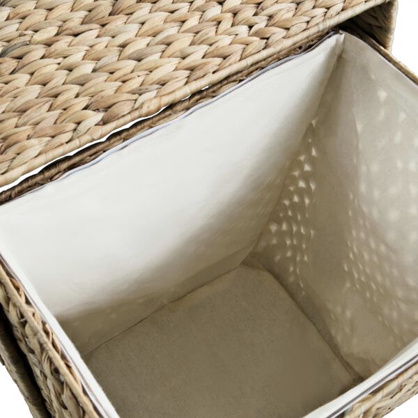 vidaXL Καλάθι Απλύτων 44 x 34 x 64 εκ. από Υάκινθο του Νερού