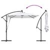 vidaXL Ομπρέλα Cantilever Banana Άμμος 249 x 249 x 250 εκ.