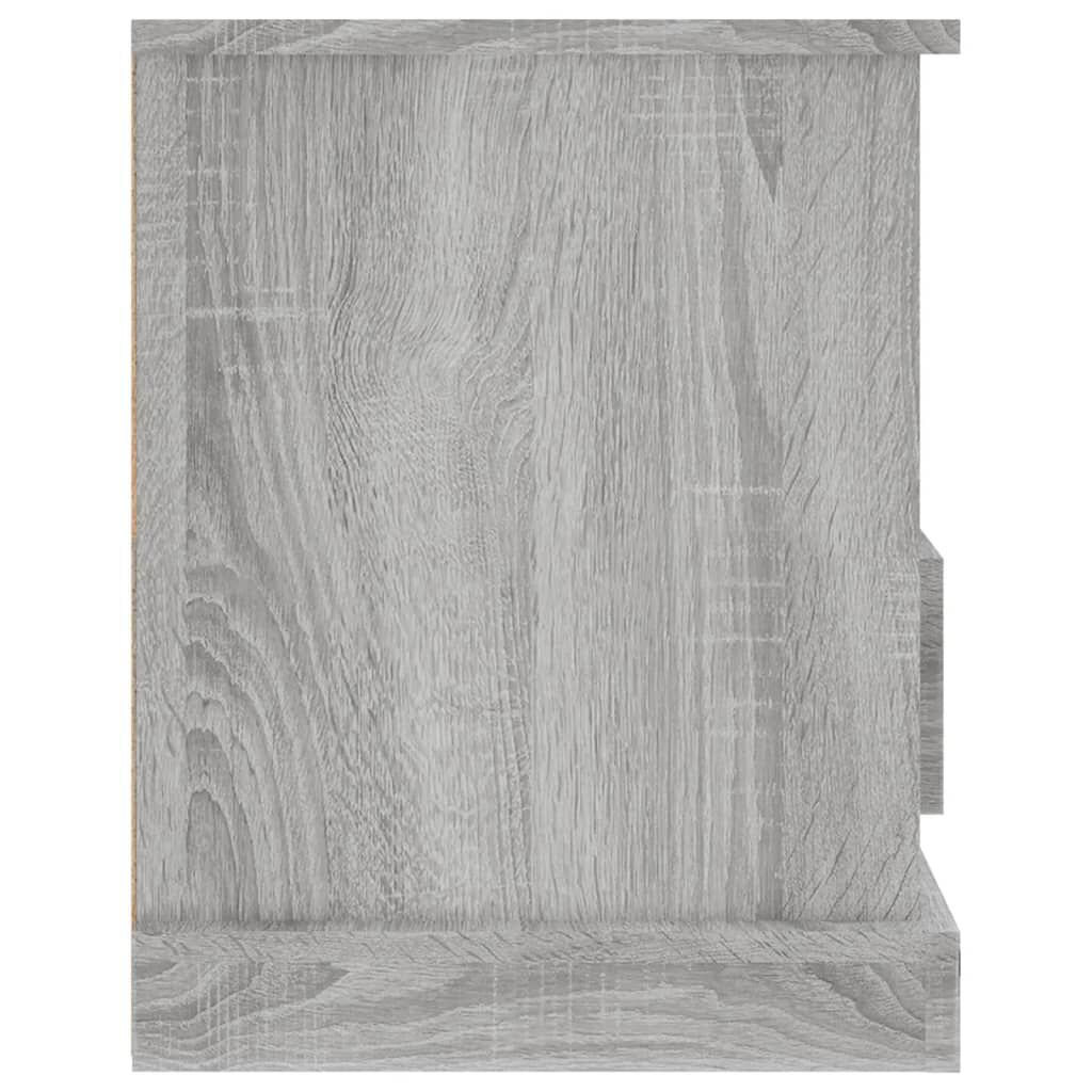 vidaXL Έπιπλο Τηλεόρασης Γκρι Sonoma93x35,5x45 εκ. από Επεξεργ. Ξύλο
