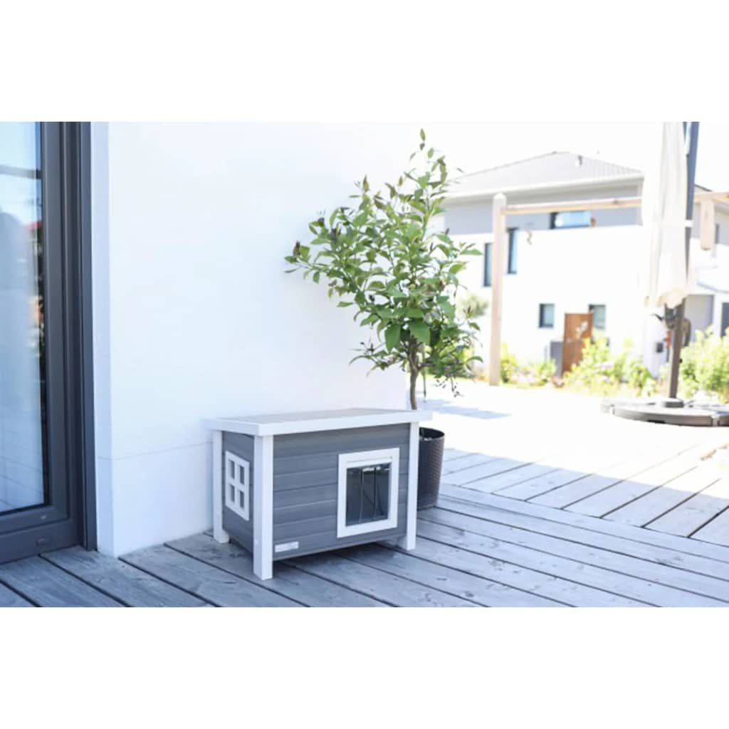 Kerbl Σπίτι Γάτας ECO Eli Γκρι / Λευκό 57 x 45 x 43 εκ.