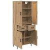 vidaXL Highboard &mu;&epsilon; &sigma;&upsilon;&rho;&tau;ά&rho;&iota; 2 pcs Artisan Oak &Epsilon;&pi;&epsilon;&xi;&epsilon;&rho;&gamma;&alpha;&sigma;&mu;έ&nu;&omicron; &xi;ύ&lambda;&omicron;